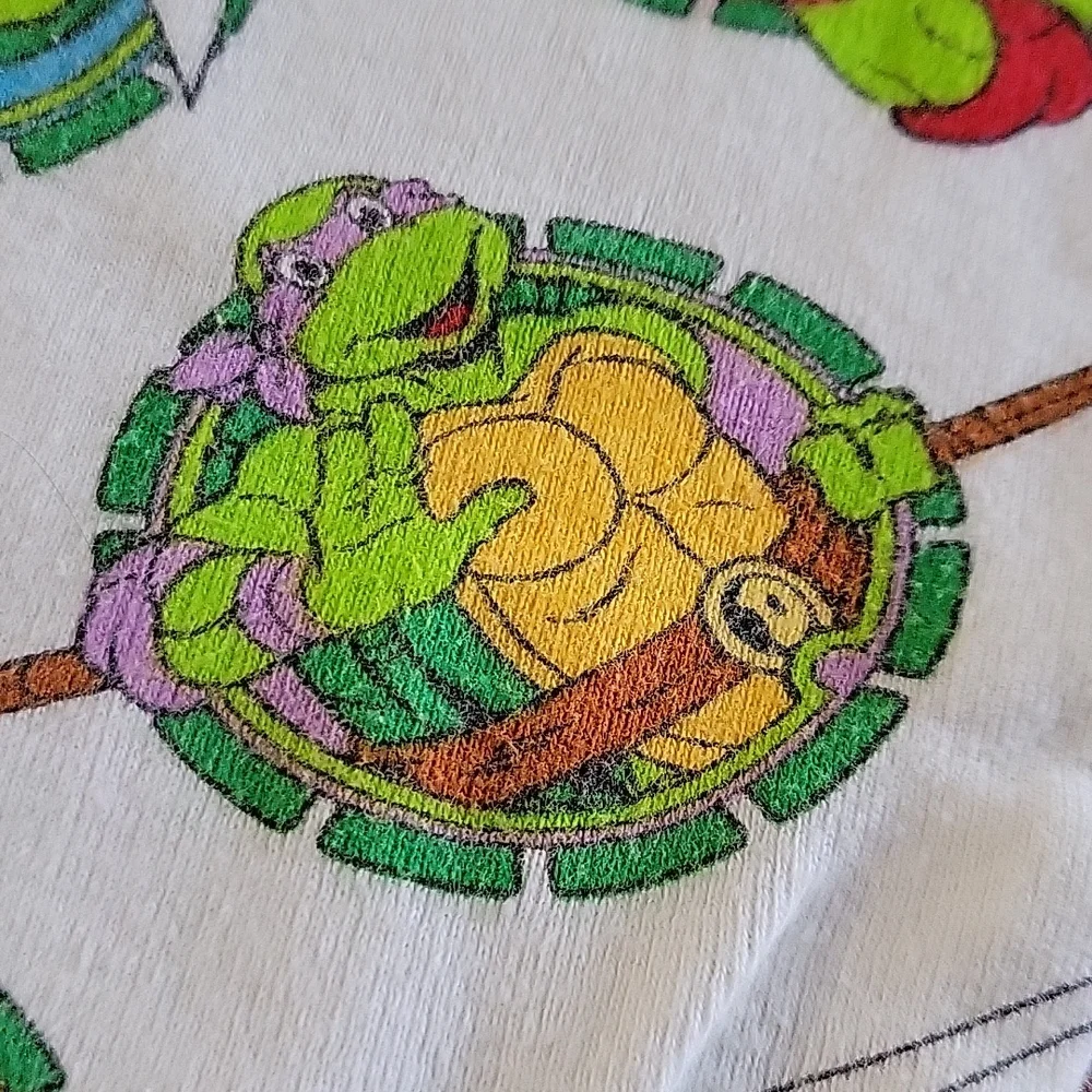 Vtg Marvel Teenage Mutant Ninja 🐢 PJ Bottoms Good 👍